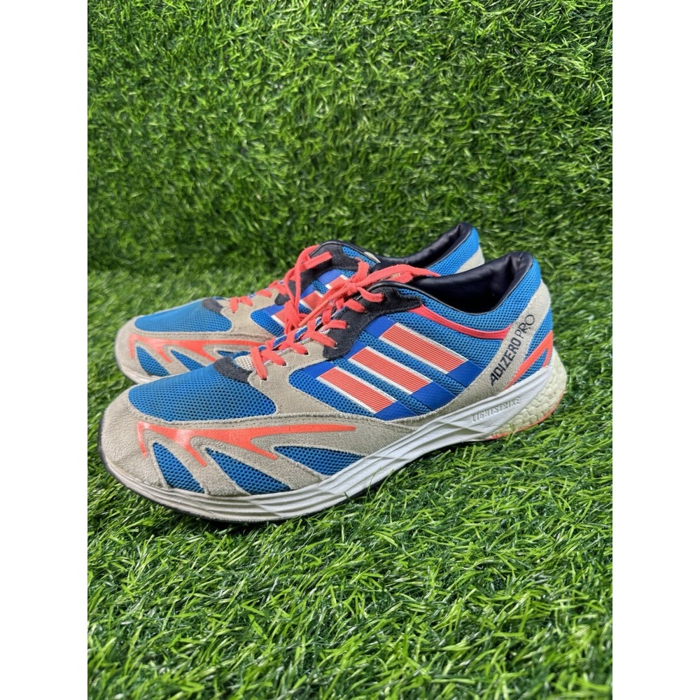 Size 10 - adidas Adizero Pro V1 DNA Blue Rush Turbo - Picture 2 of 7